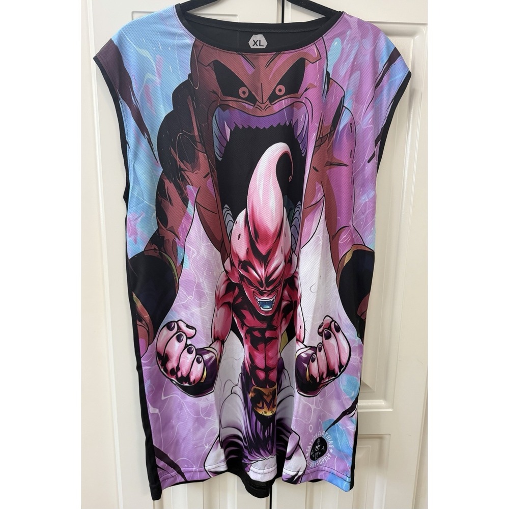 Dragon Ball Z Majin Buu Tattoo Clothing Supply‎ Mesh Tunic Top XL Anime